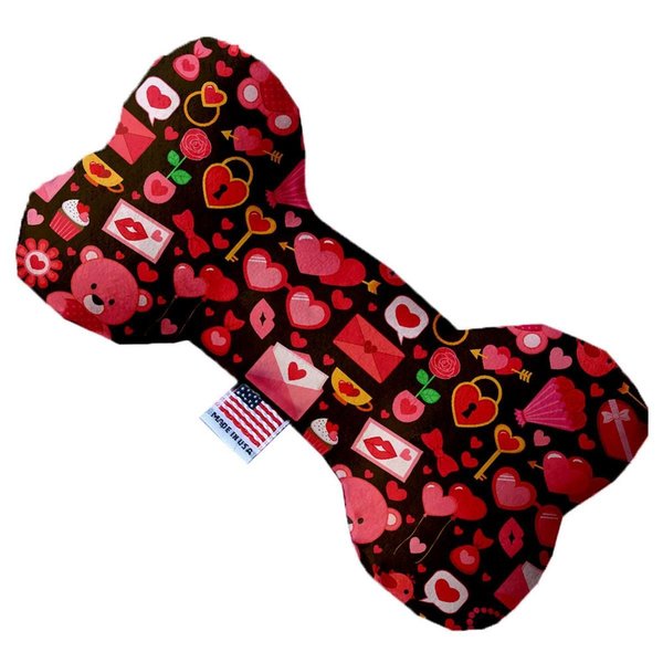 Mirage Pet Products Valentines Day Bears 6 in. Bone Dog Toy 1373-TYBN6